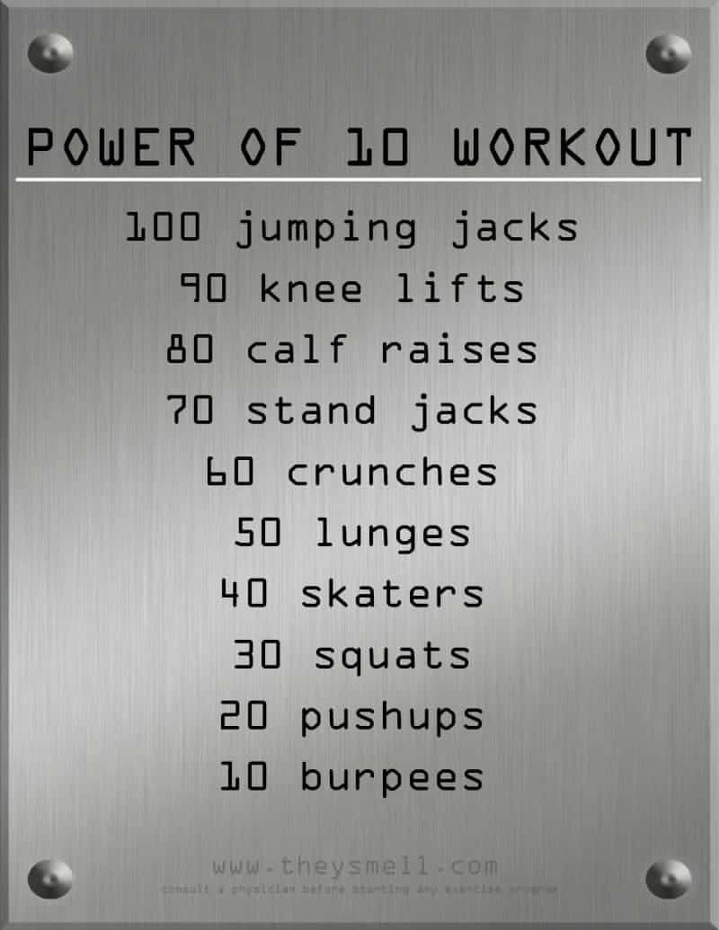 power of ten workout