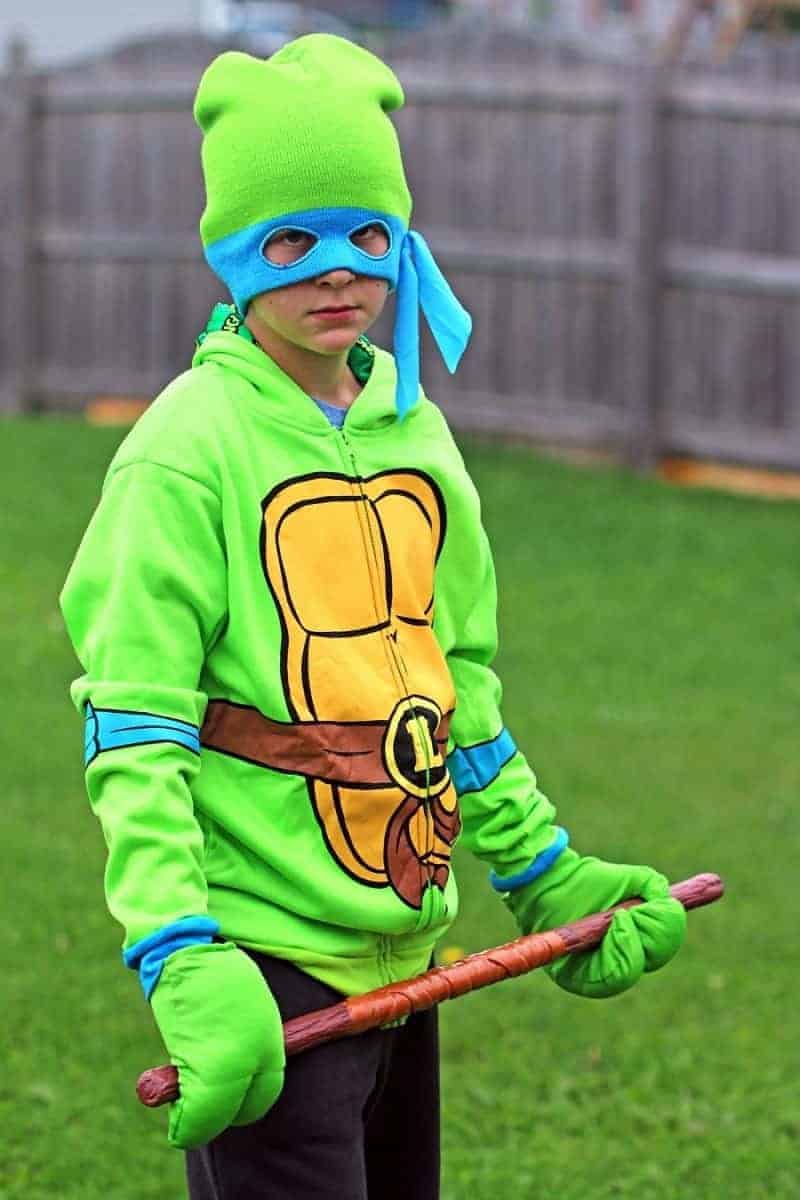 Ninja Turtle Costume It's a TMNT Halloween with Party City 730 Sage