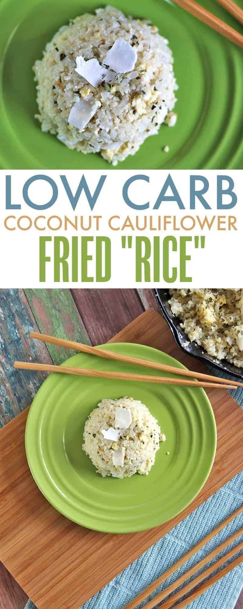 Low Carb Coconut Cauliflower Fried 'Rice' 730 Sage Street