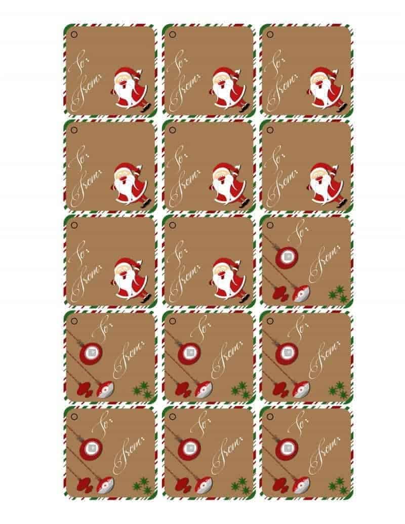 Christmas Gift Tags Free Printable - 730 Sage Street
