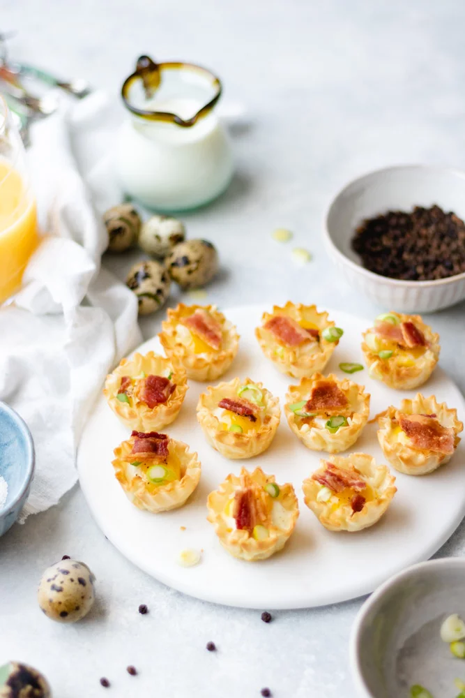 Baked Quail Egg Bites