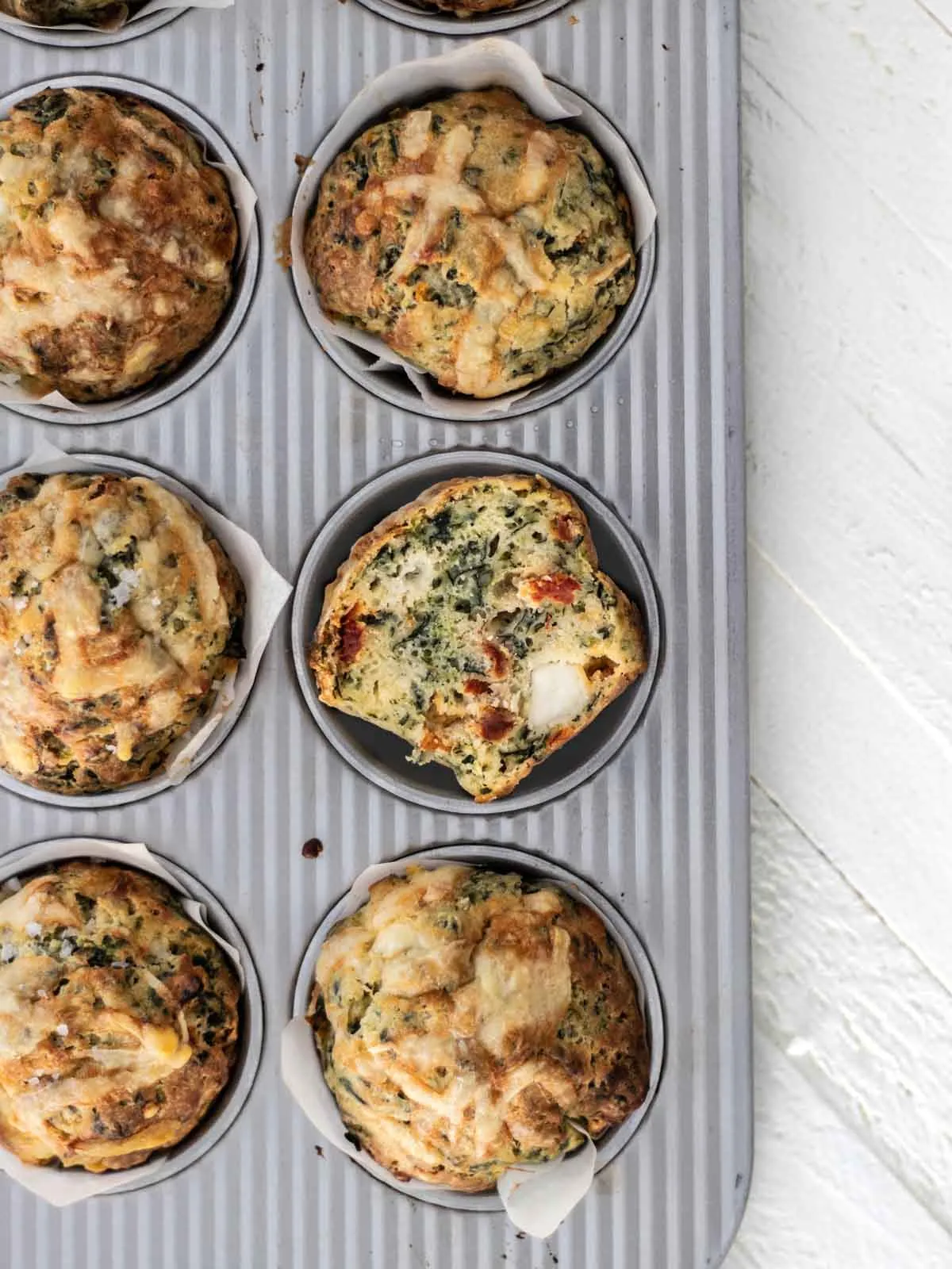 Spinach and Feta Muffins