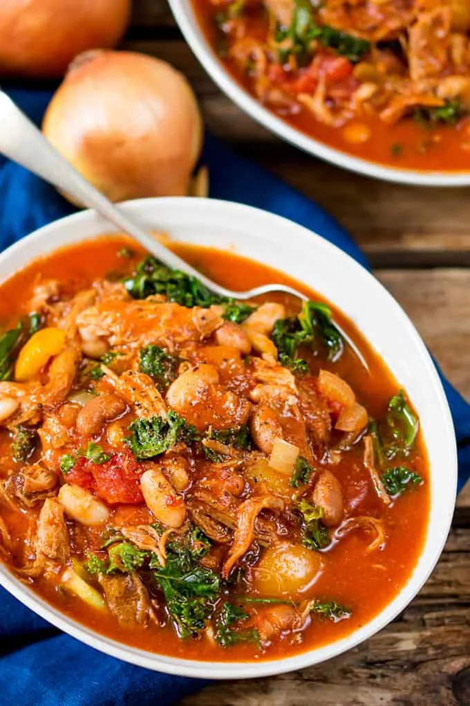 Pulled Pork and Bean Soup