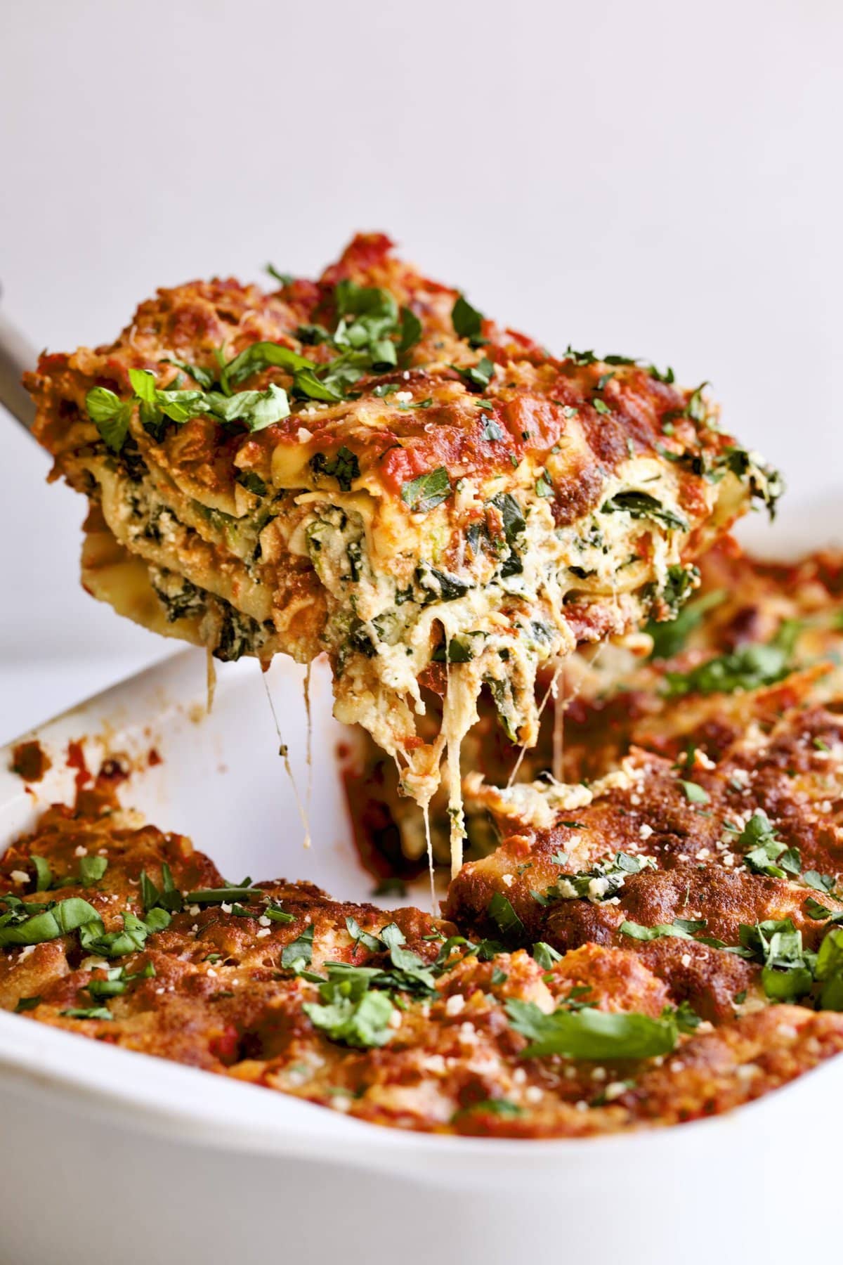 Authentic Spinach Lasagna with Ricotta